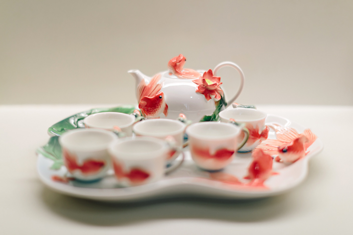 wedding tea ceremony set