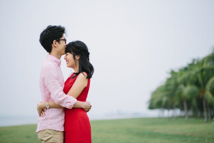 prewedding photography at changi beach park