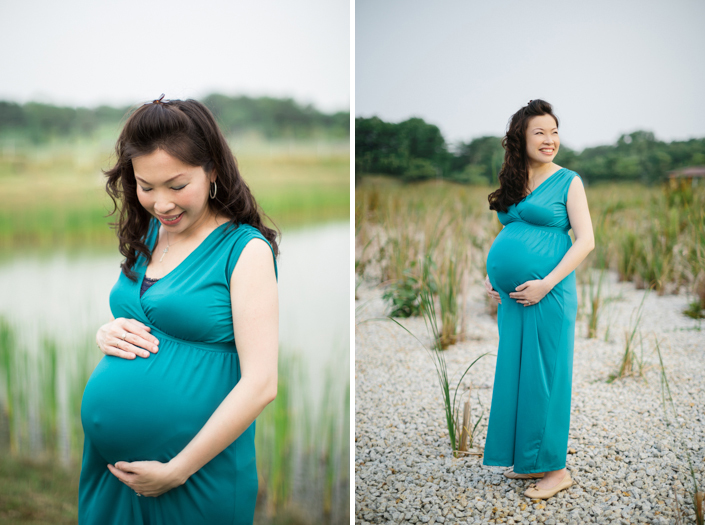 maternity photo shoot at lorong halus wetlands park