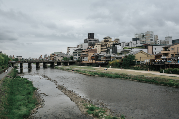kamo river sanjo bridge kyoto