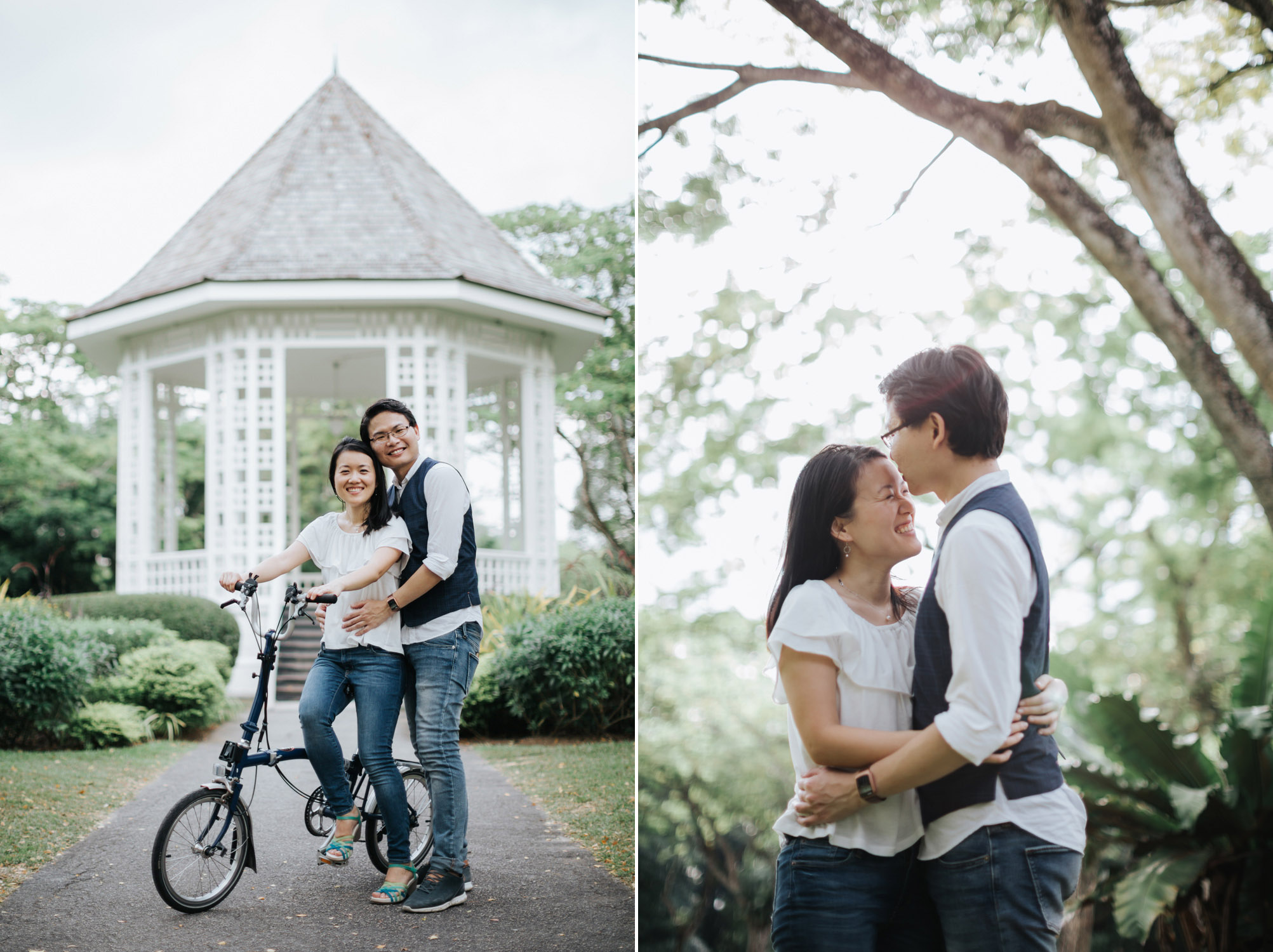 pre wedding at singapore botanic gardens