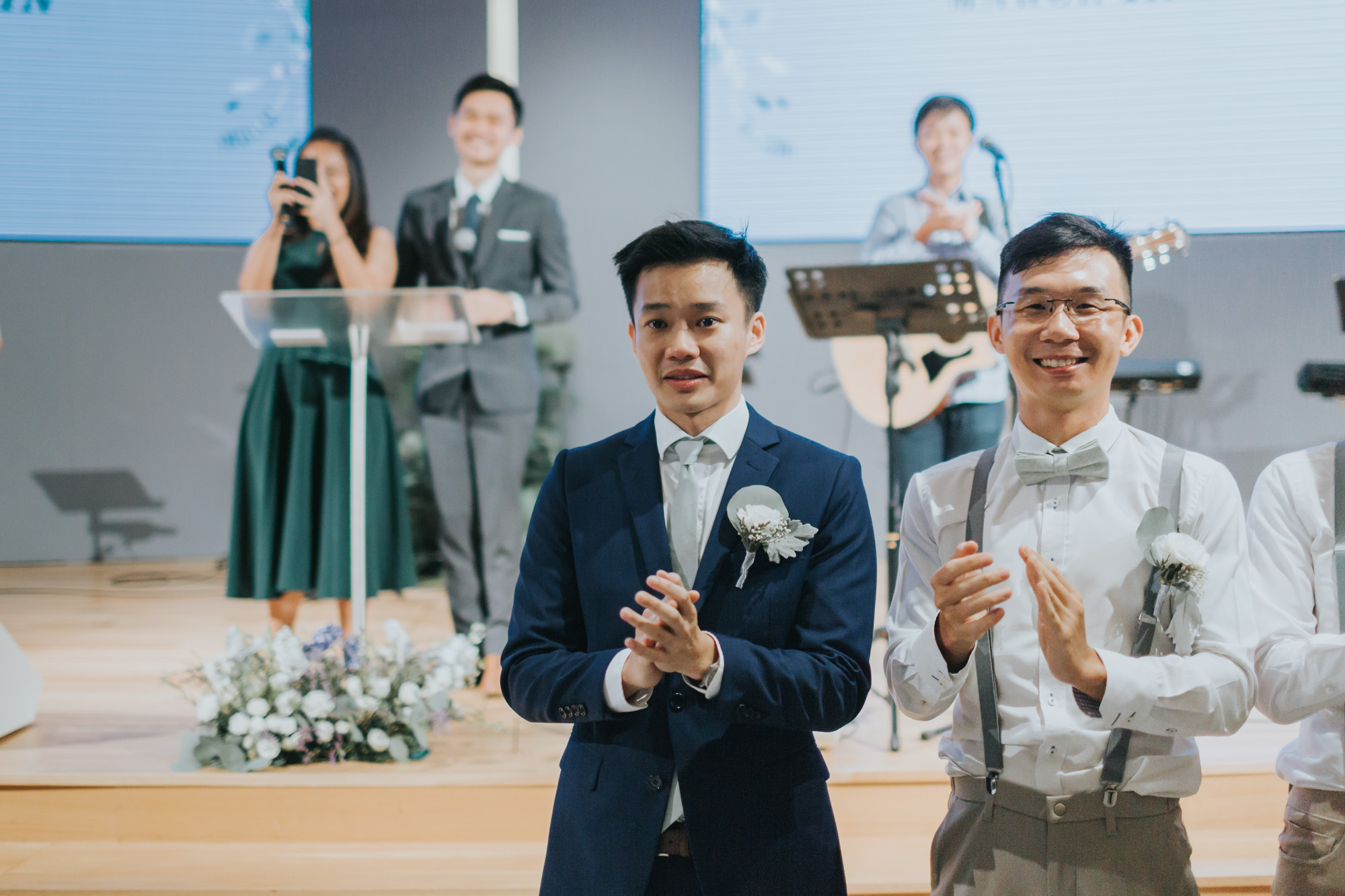 bridegroom at wedding