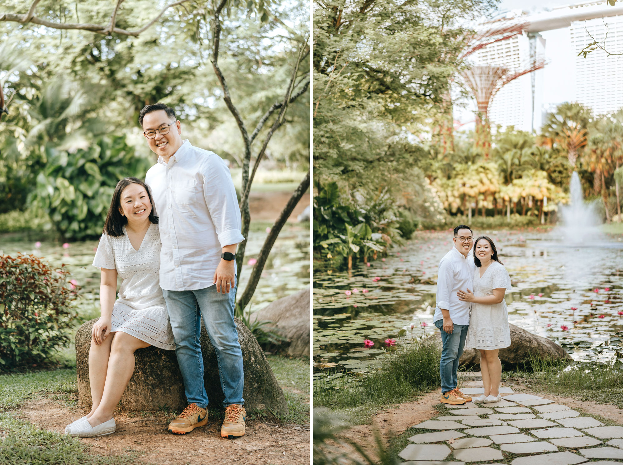 Photos of the parents.