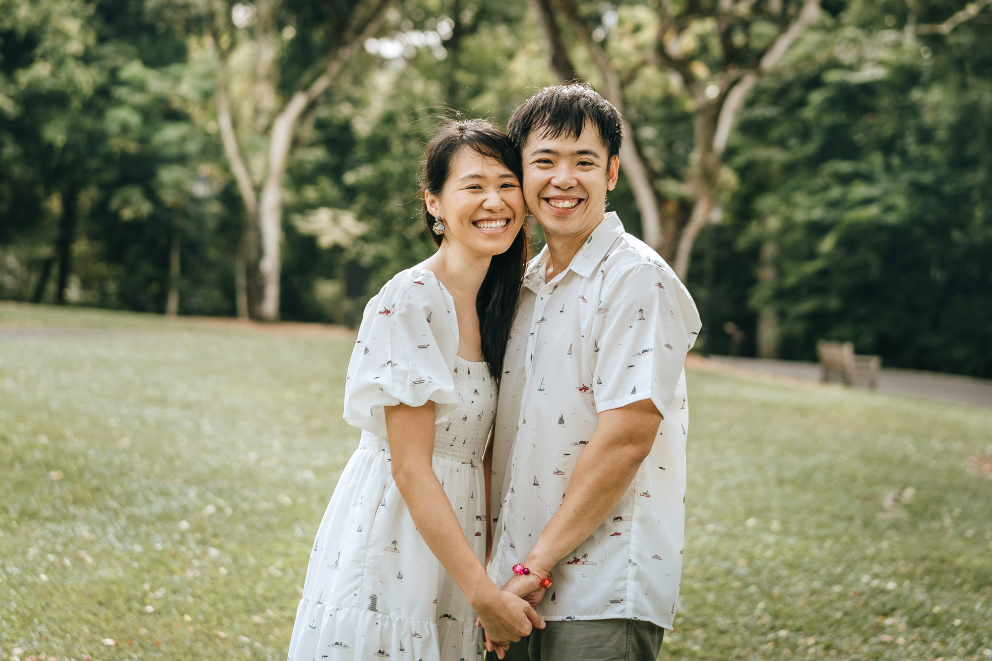 family photo shoot at singapore botanic gardens