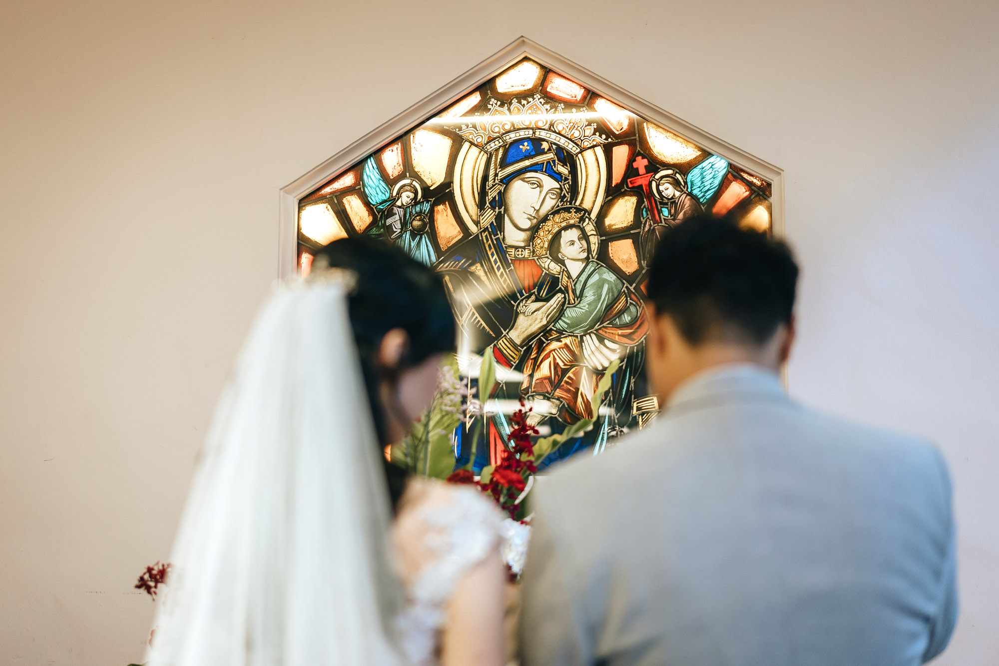 a photo of mother mary